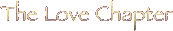 the love chapter